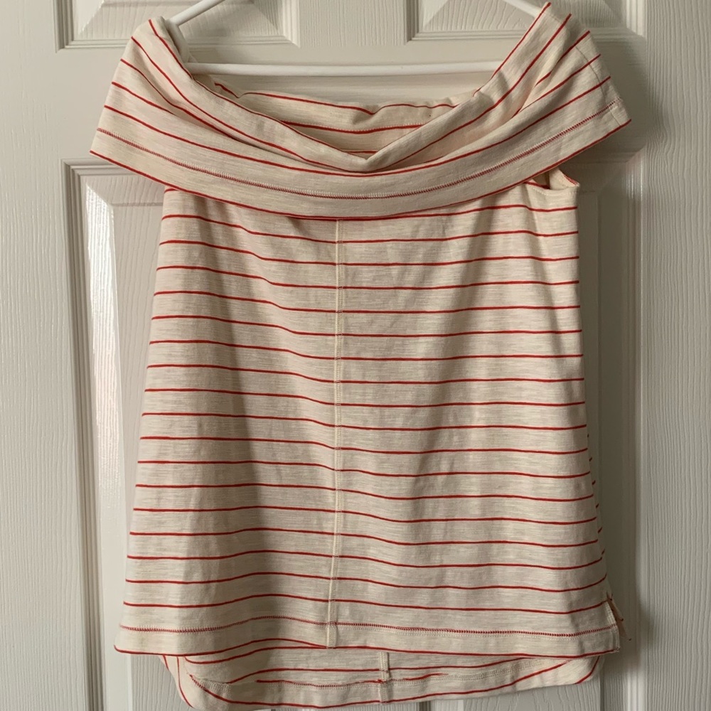 Lou & Grey off the shoulder top M NWOT